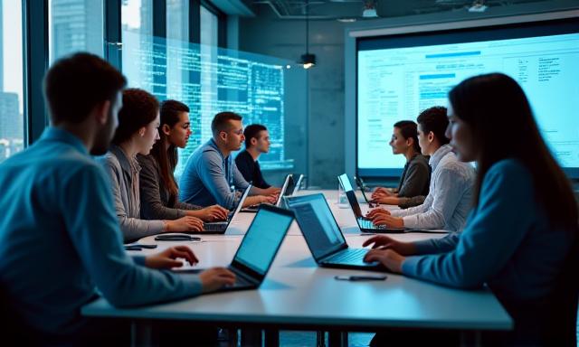 IT professionals learning Python AI and cloud skills